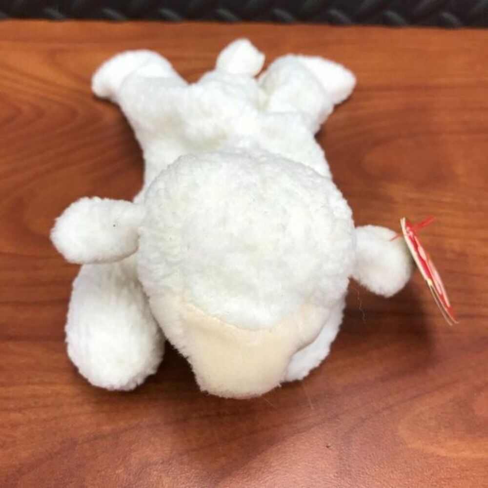 TY‎ Beanie Babie - Fleece white lamb 1996